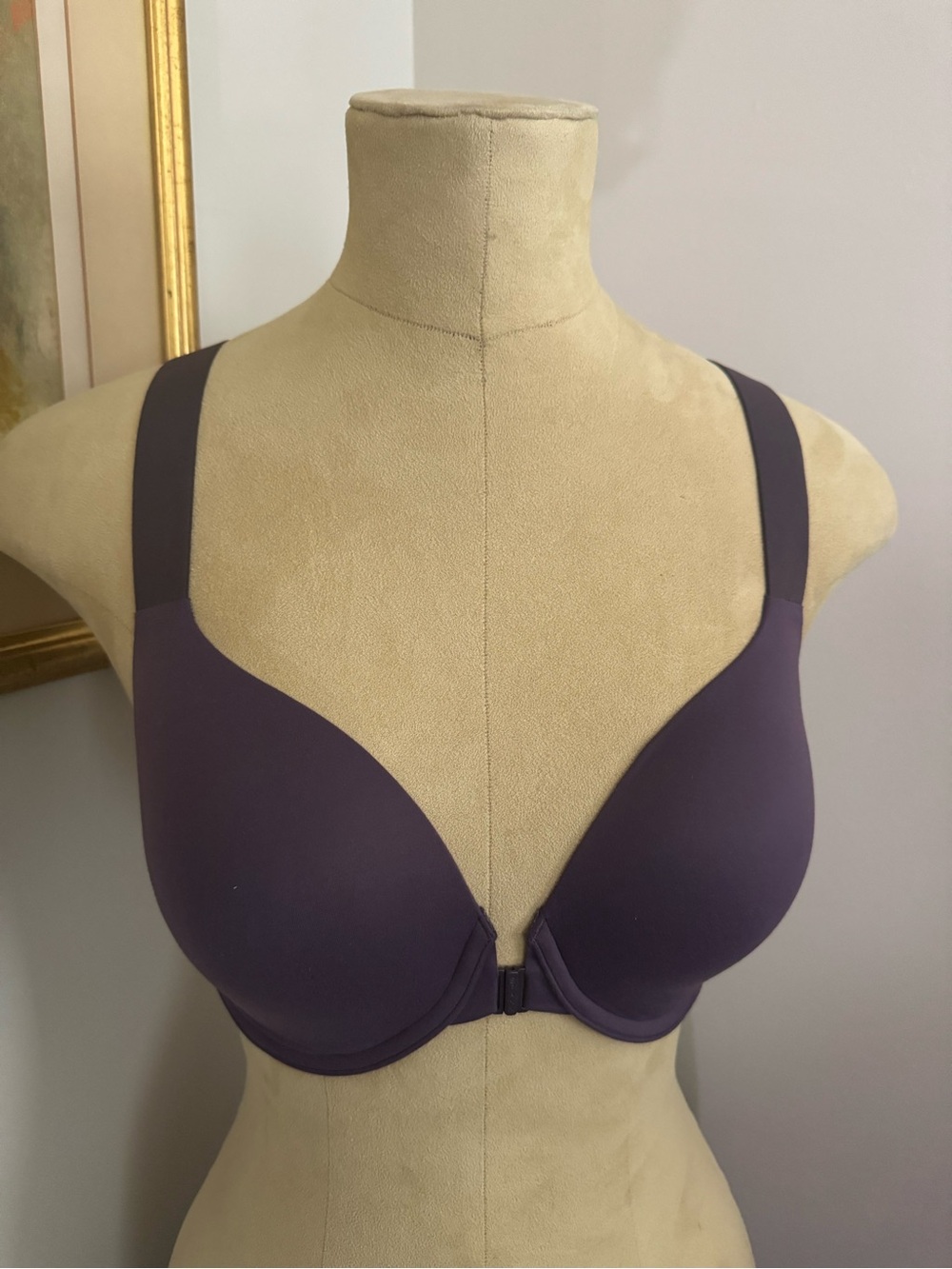 Spanx Bra-llelujah Lightly Lined Full Coverage Bra- Sales Sample- Dark Plum 34D